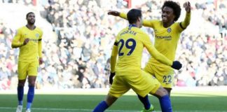 สิงห์บลูส์ ยังดุบุกขย้ำเบิร์นลี่ย์ 4-0 ,ปืนสะดุดเจ๊าพาเลซ