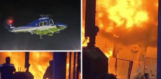 ฮ.เสี่ยวิชัยตกไฟลุกท่วม ขณะมารับกลับหลังเกมจิ้งจอกเจ๊าค้อน