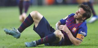 บาร์ซ่า ระส่ำ เมสซี เจ็บแขนพักสามสัปดาห์ชวดลงเอล กลาสิโก