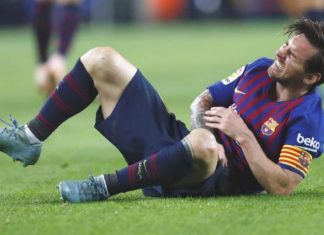 บาร์ซ่า ระส่ำ เมสซี เจ็บแขนพักสามสัปดาห์ชวดลงเอล กลาสิโก