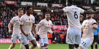 ผี เฮท้ายเกมพลิกแซงบอร์นมัธ เก็บสามแต้มหวุดหวิด