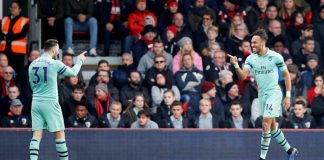 โอบาเมยอง ฮีโร่ ปืนบุกเชือดบอร์นมัธ เก็บสามแต้ม