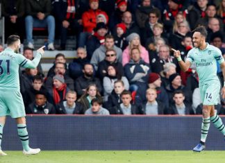 โอบาเมยอง ฮีโร่ ปืนบุกเชือดบอร์นมัธ เก็บสามแต้ม