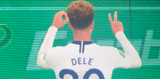 อัลลี เอาคืนแฟนปืนถ่อยปาขวดน้ำใส่ด้วยการแสดงท่า 2-0