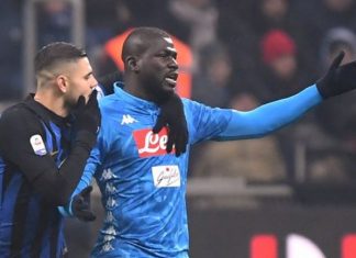 คูลิบาลี เบื่อการเหยียดผิวใน เซเรีย อา เตรียมชิ่งหนีนาโปลี