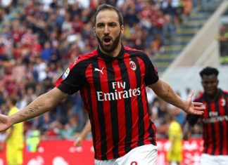 อิกัวอิน ยันมาสิงห์บลูส์แน่หลังช่วยมิลานเตะซุเปอร์คัพ