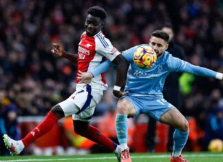 ผลบอล “อาร์เซนอล” ฟอร์มดุ เปิดบ้านอัด “ฟอเรสต์” ศึกพรีเมียร์ลีก อังกฤษ