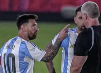 หลายทีแล้วนะ! “เมสซี” ชี้หน้าด่าผู้ตัดสิน “อาร์เจนตินา” โดนเสียบหนัก แต่คนทำลอยนวล (คลิป)
