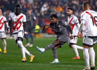 ผลบอล เรอัล มาดริด โดน ราโยฯ ไล่เจ๊า ชวดขึ้นจ่าฝูง ลา ลีกา สเปน