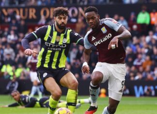 ผลบอล แมนซิตี้ บุกพ่าย แอสตัน วิลลา ปราชัย 2 นัดติด ศึกพรีเมียร์ลีก