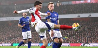 โป้งเดียวปิดบัญชี “อาร์เซนอล” เปิดรังเชือด “อิปสวิชฯ” 1-0 ขึ้นรองจ่าฝูง “พรีเมียร์ลีก”