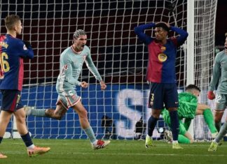 ผลบอล แอตฯ มาดริด ทำได้ บุกดับ บาร์เซโลนา ขึ้นจ่าฝูงลาลีกา สเปน