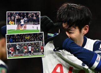 ย้อนจังหวะ “ซน ฮึง มิน” เตะมุมเข้าประตูใส่ “แมนยูฯ” คล้ายแข้ง “สเปอร์ส” กดใส่ “บายินเดียร์” (คลิป)