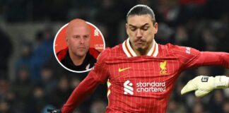 ฉันผิดเอง! “สล็อต” รับ ยังเค้นฟอร์มเก่ง “นูนเญซ” ออกมาไม่ได้ หลังสากเข้าสิงยิงได้แค่ 4 ลูก