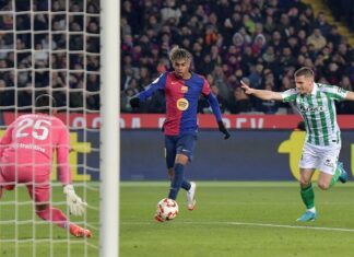 ผลบอล บาร์เซโลนา ไล่ยำ เรอัล เบติส เข้ารอบ 8 ทีม โกปา เดล เรย์