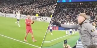 เทรนต์พยายามสื่ออะไร? ชู 6 นิ้วใส่แฟน “สเปอร์ส” ที่ล้อเลียนจังหวะ “ลิเวอร์พูล” โดนนำ 1-0 (คลิป)