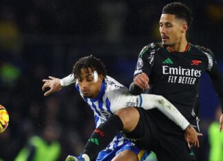 ผลบอล อาร์เซนอล สะดุด โดน ไบรจ์ตัน ไล่เจ๊า ชวดทำแต้มจี้ลิเวอร์พูล