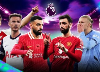 โปรแกรมบอลพรีเมียร์ลีก อังกฤษ 2024-25 นัดที่ 20 วันที่ 4-6 ม.ค. 68